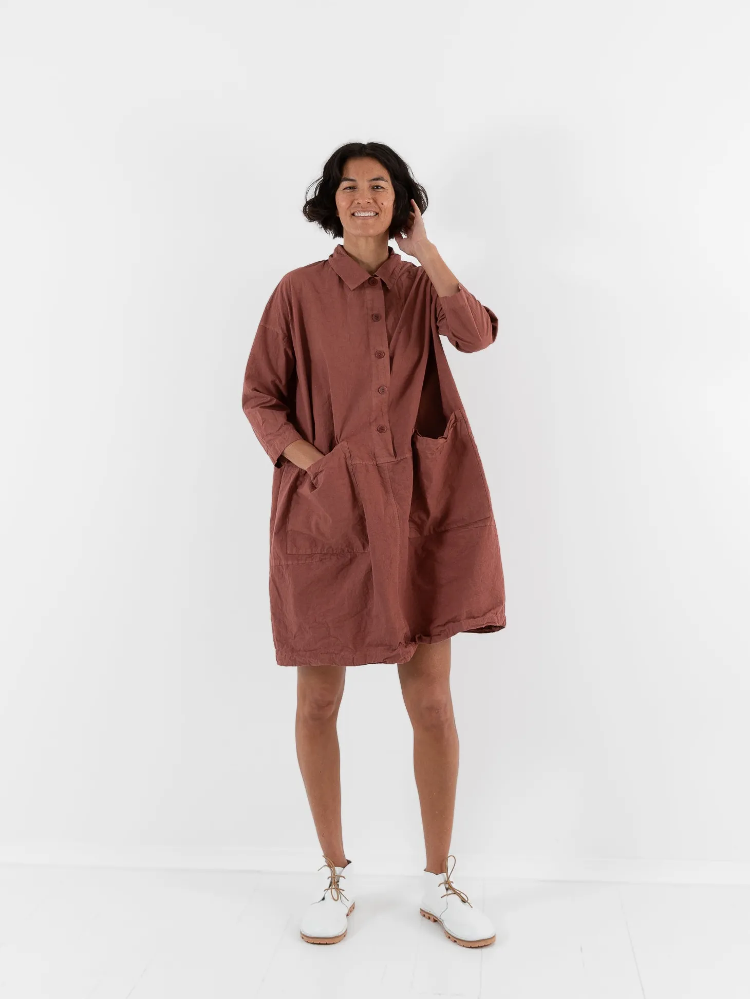 Album Di Famiglia Collar Dress Tasche