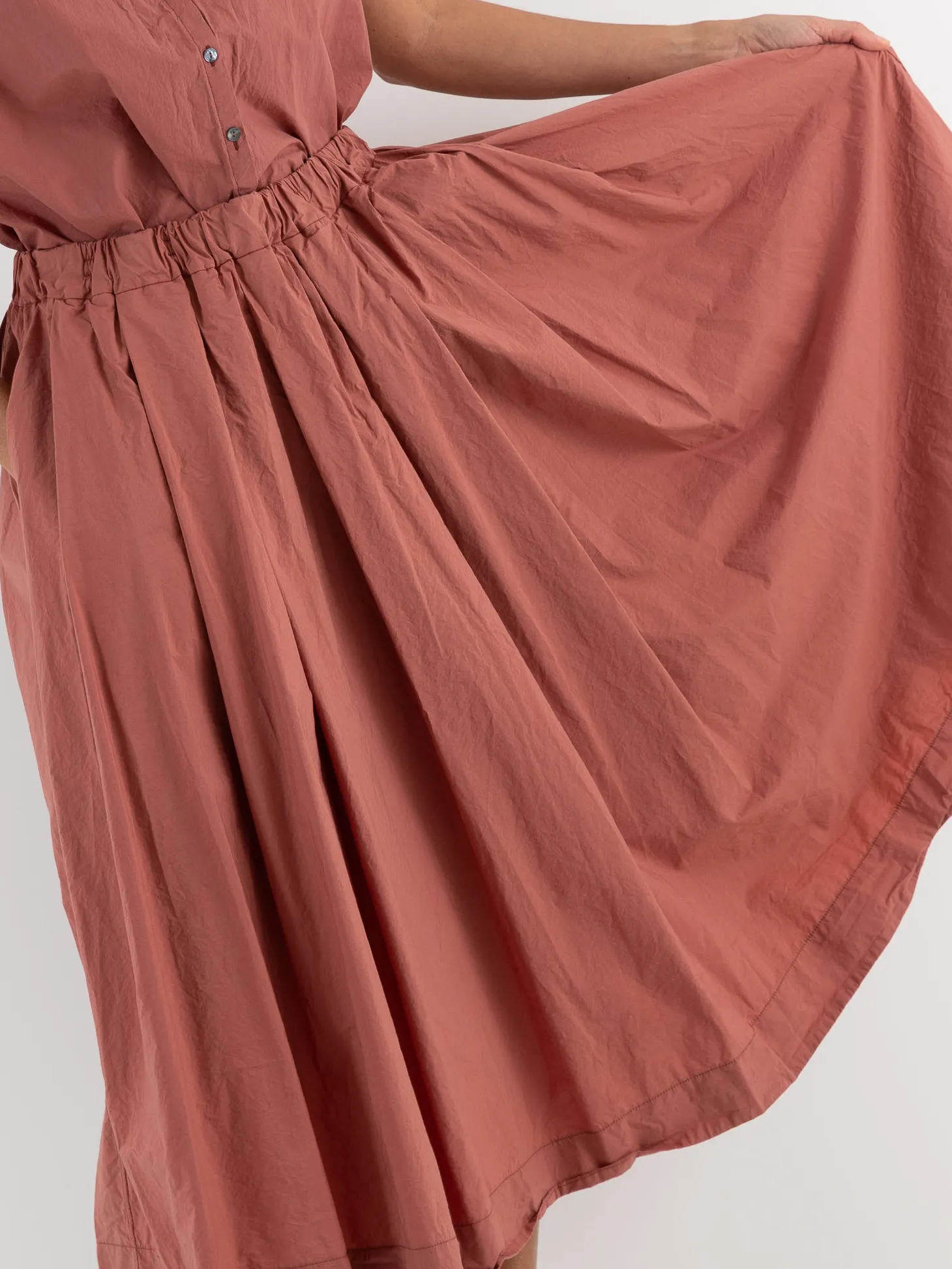 Album Di Famiglia Pleated Long Skirt