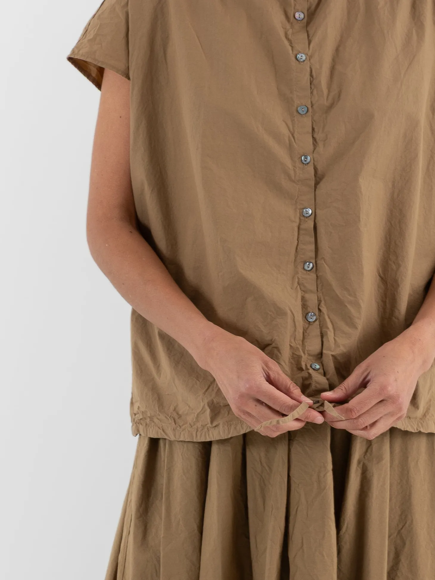 Album Di Famiglia Short Sleeveless Tie Shirt