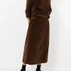 Album Di Famiglia Velvet Wrap Skirt