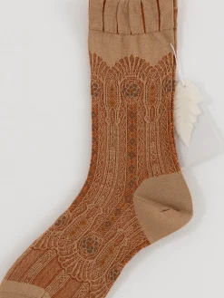 Antipast Lace Fun Socks in Beige