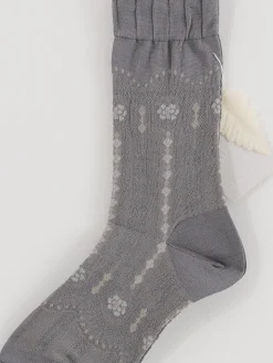 Antipast Lace Fun Socks in Grey