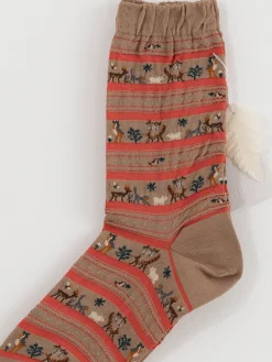 Antipast Parade Safari Socks in Beige