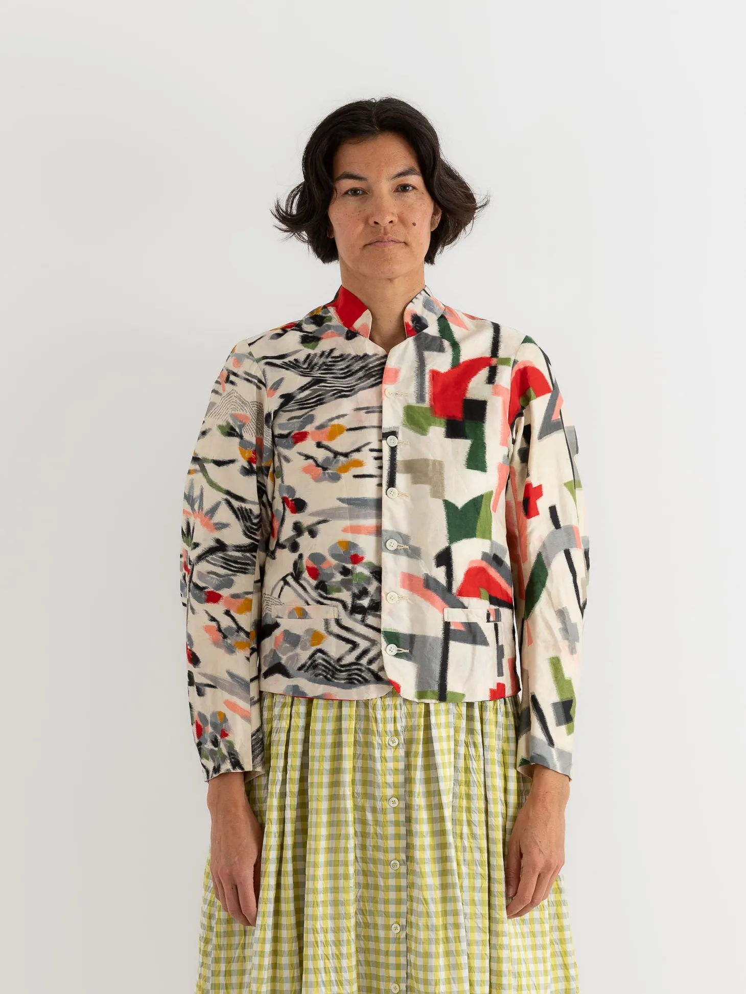 Christian Peau Ikat Jacket