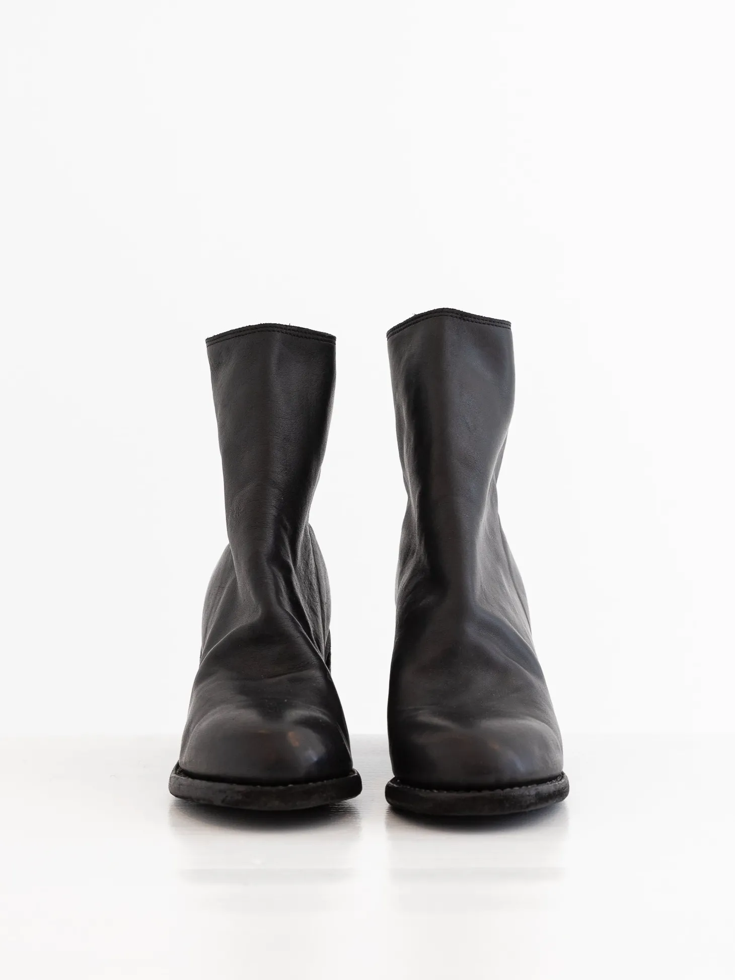 Guidi Back Zip Boot M86, Black