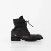 Guidi Front Tie/Back Zip Boot 995BZ, Black