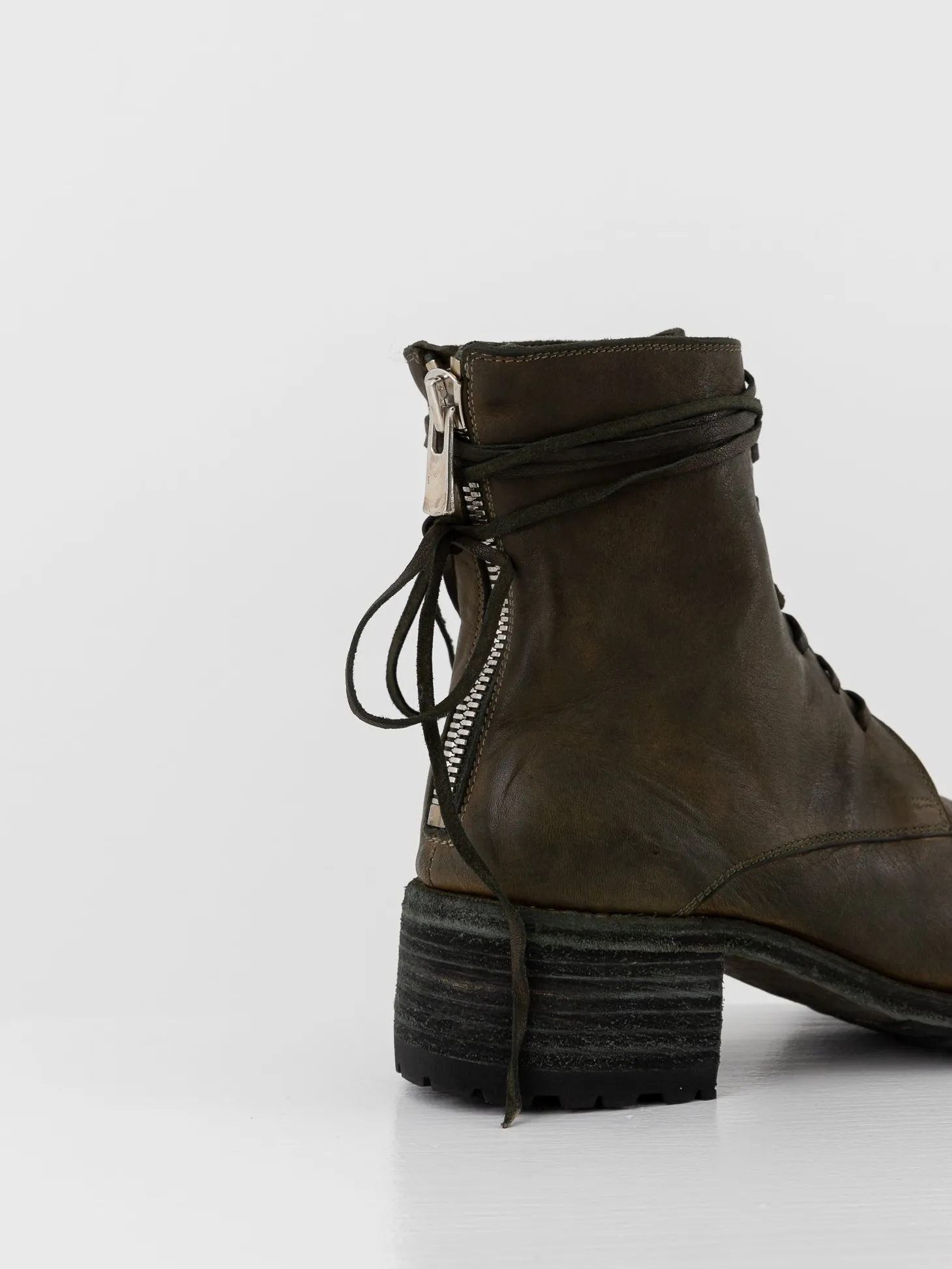 Guidi Front Tie/Back Zip Boot NB07V