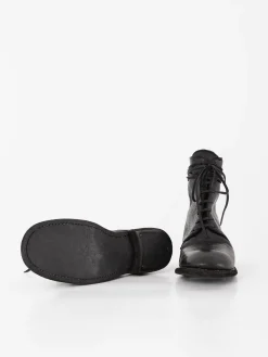 Guidi Front Tie/Back Zip Boot 995BZ, Black