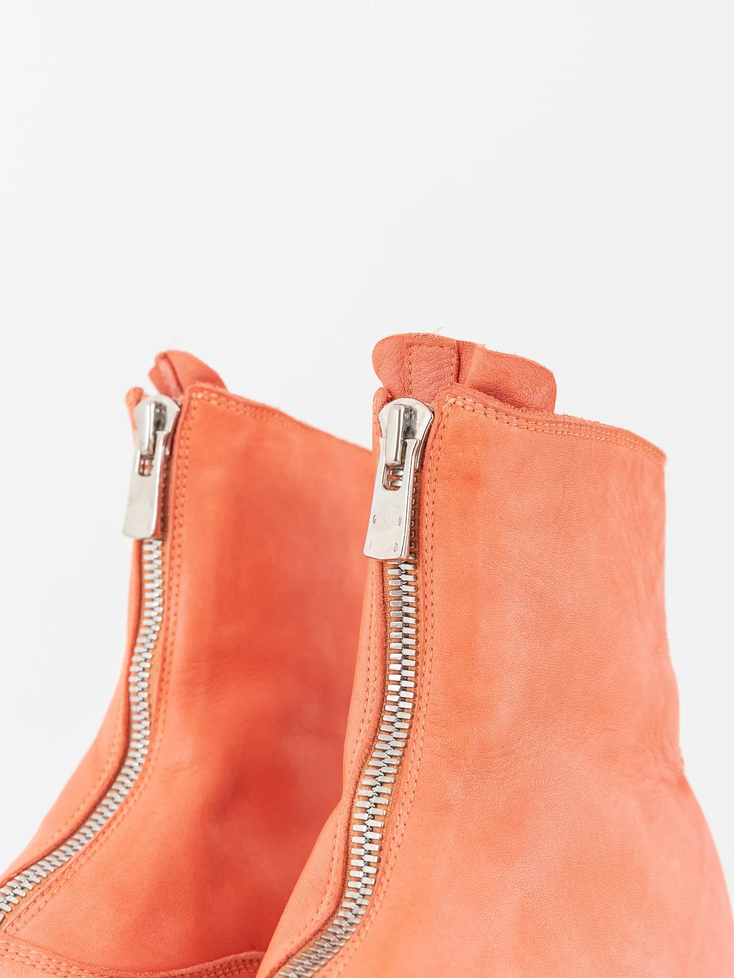 Guidi Front Zip Boot 210, Coral