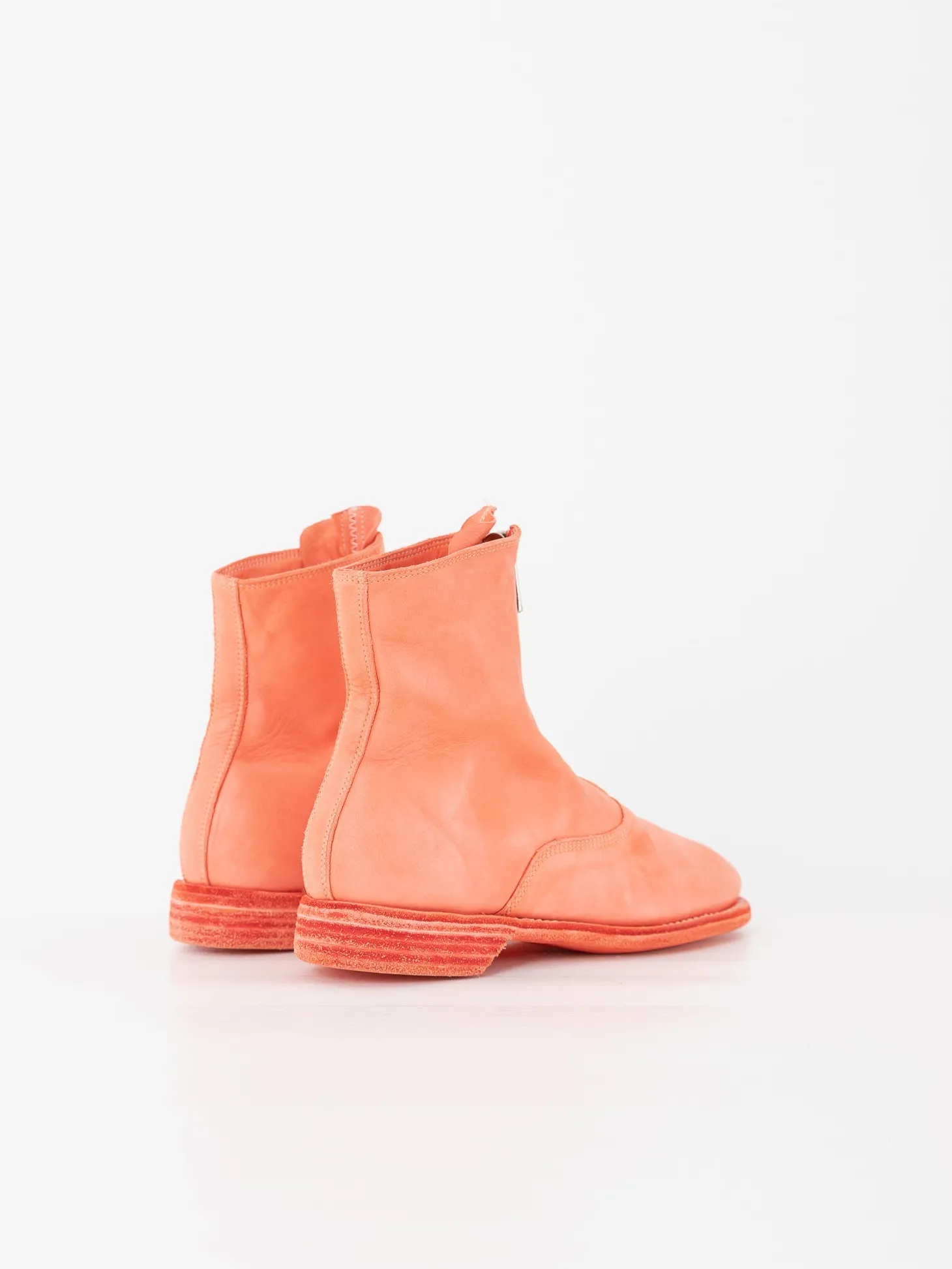 Guidi Front Zip Boot 210, Coral