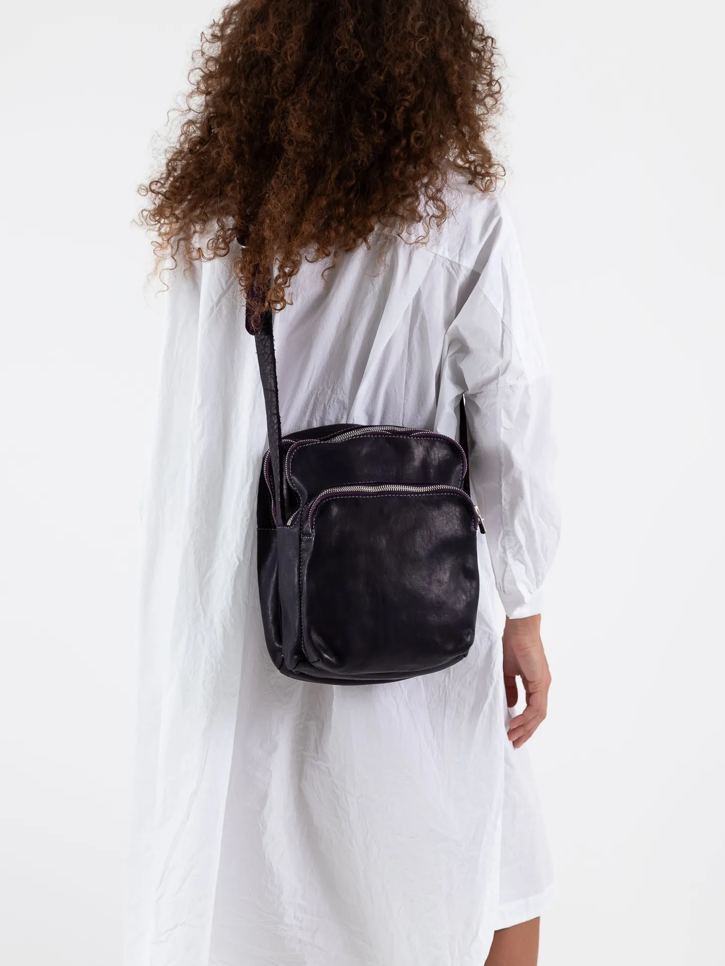 Guidi Triple Zip Bag BR01