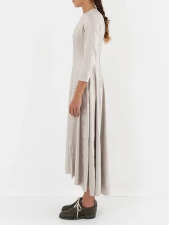 Hazel Brown Felled Seam Dress