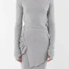 Marc LeBihan High Neck Knit Top