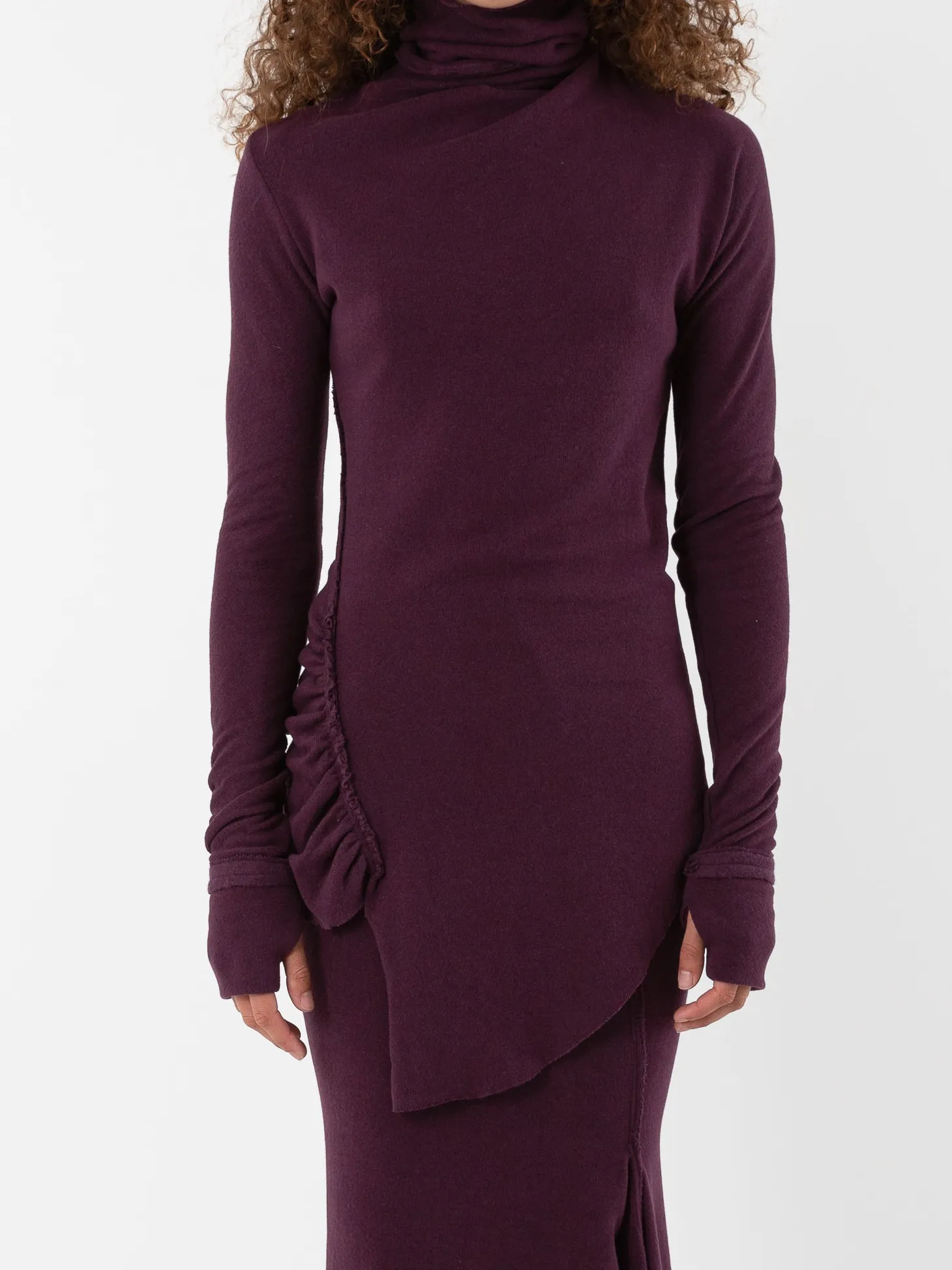 Marc LeBihan High Neck Knit Top