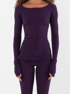 Marc LeBihan Stretch Silk Top
