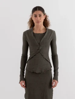 Marc LeBihan Stretch Silk Jacket