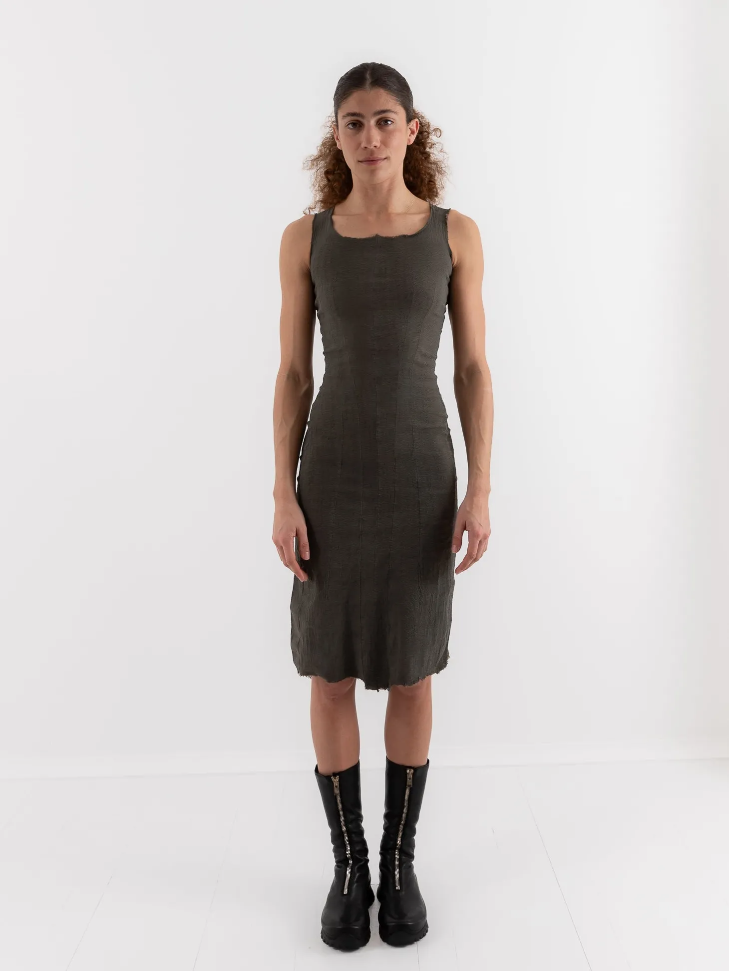 Marc LeBihan Stretch Silk Dress