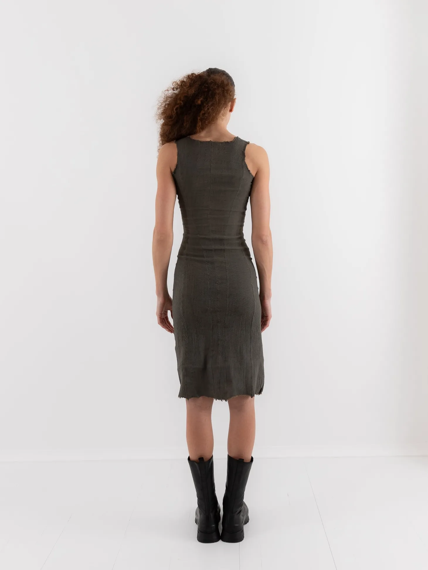Marc LeBihan Stretch Silk Dress