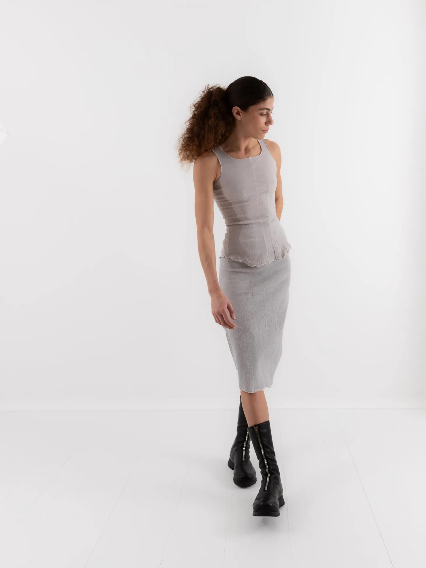 Marc LeBihan Stretch Silk Tank