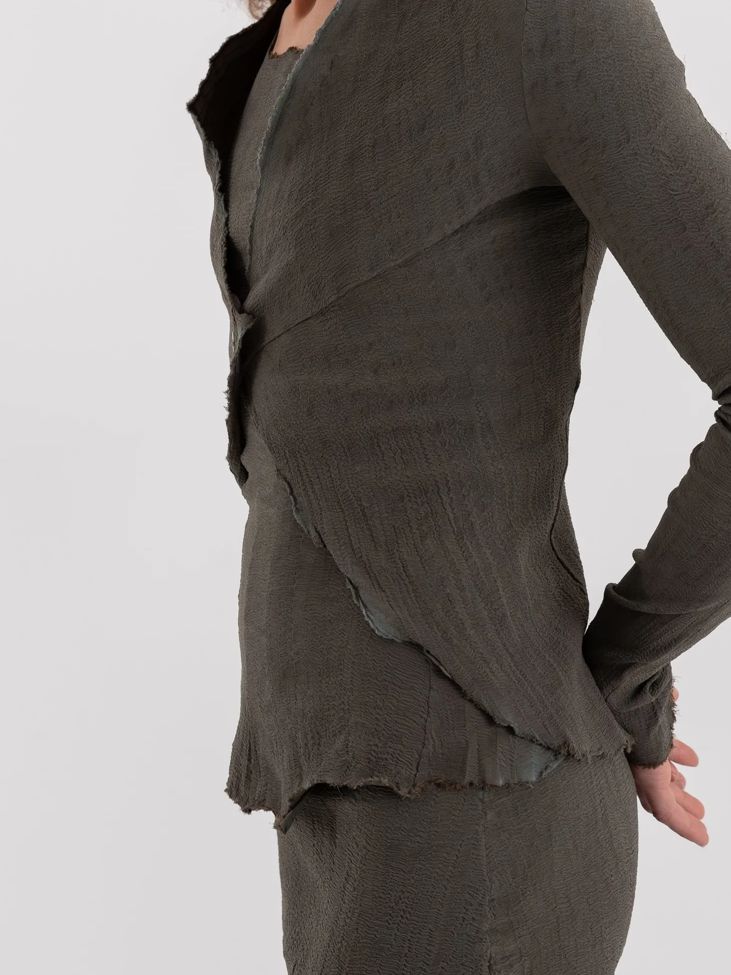 Marc LeBihan Stretch Silk Jacket