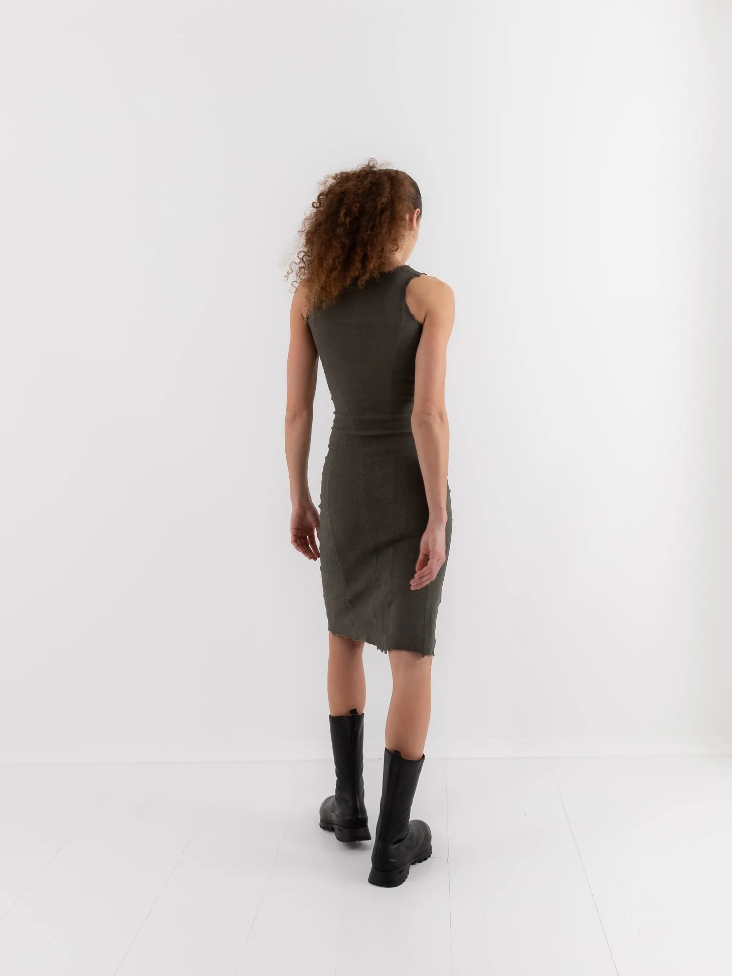 Marc LeBihan Stretch Silk Dress