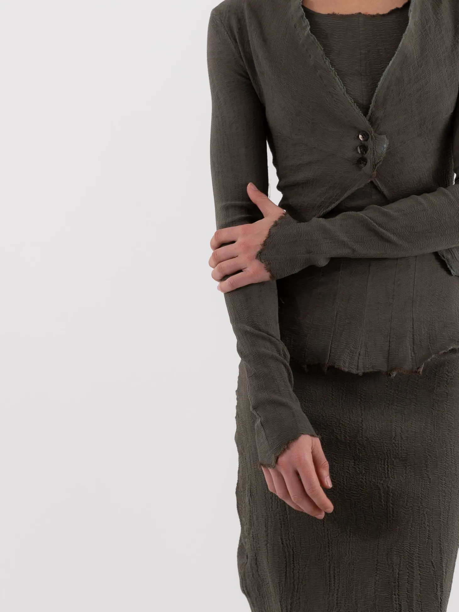 Marc LeBihan Stretch Silk Jacket