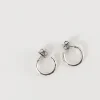 Werkstatt:München Hoop Studs Hammered