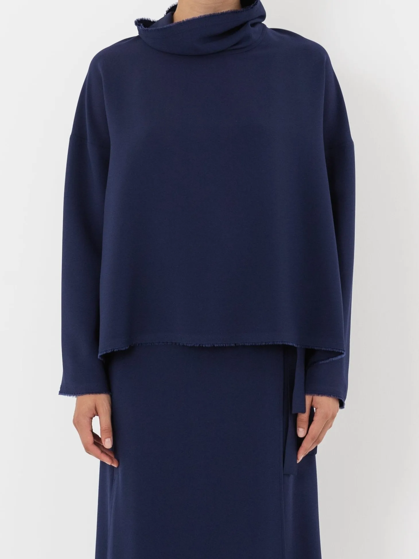 Wright + Doyle Lotura Funnel Neck Top
