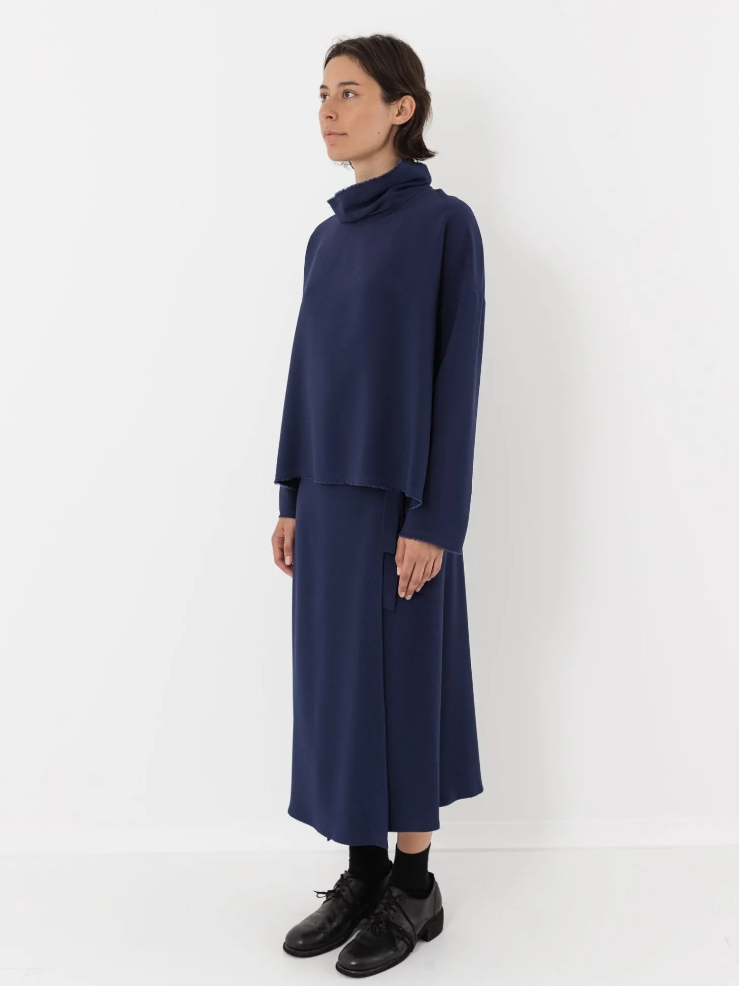 Wright + Doyle Lotura Funnel Neck Top